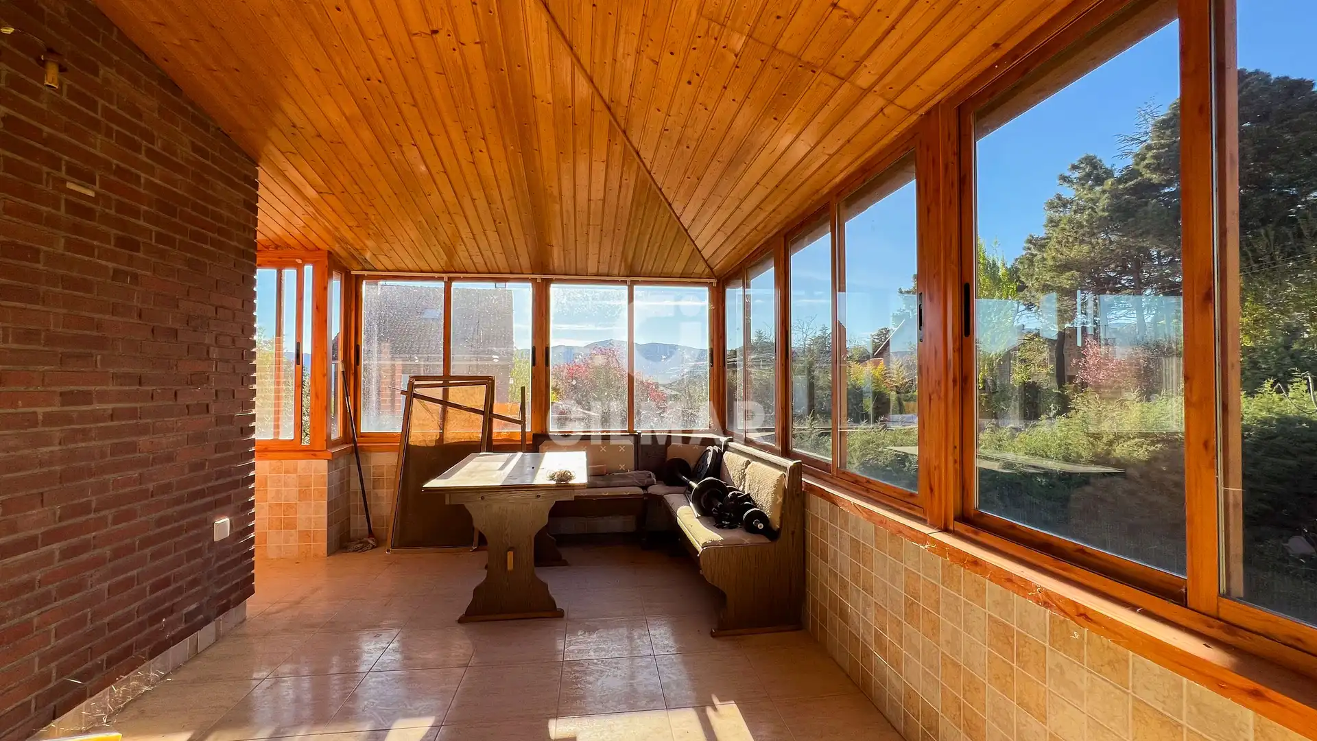 Jardín de Casa adosada en venta en Collado Mediano con Calefacción, Jardín privado y Piscina