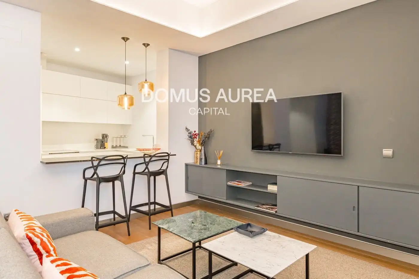 Sala de estar de Dúplex de alquiler en Madrid con Calefacción, Terraza y Amueblado