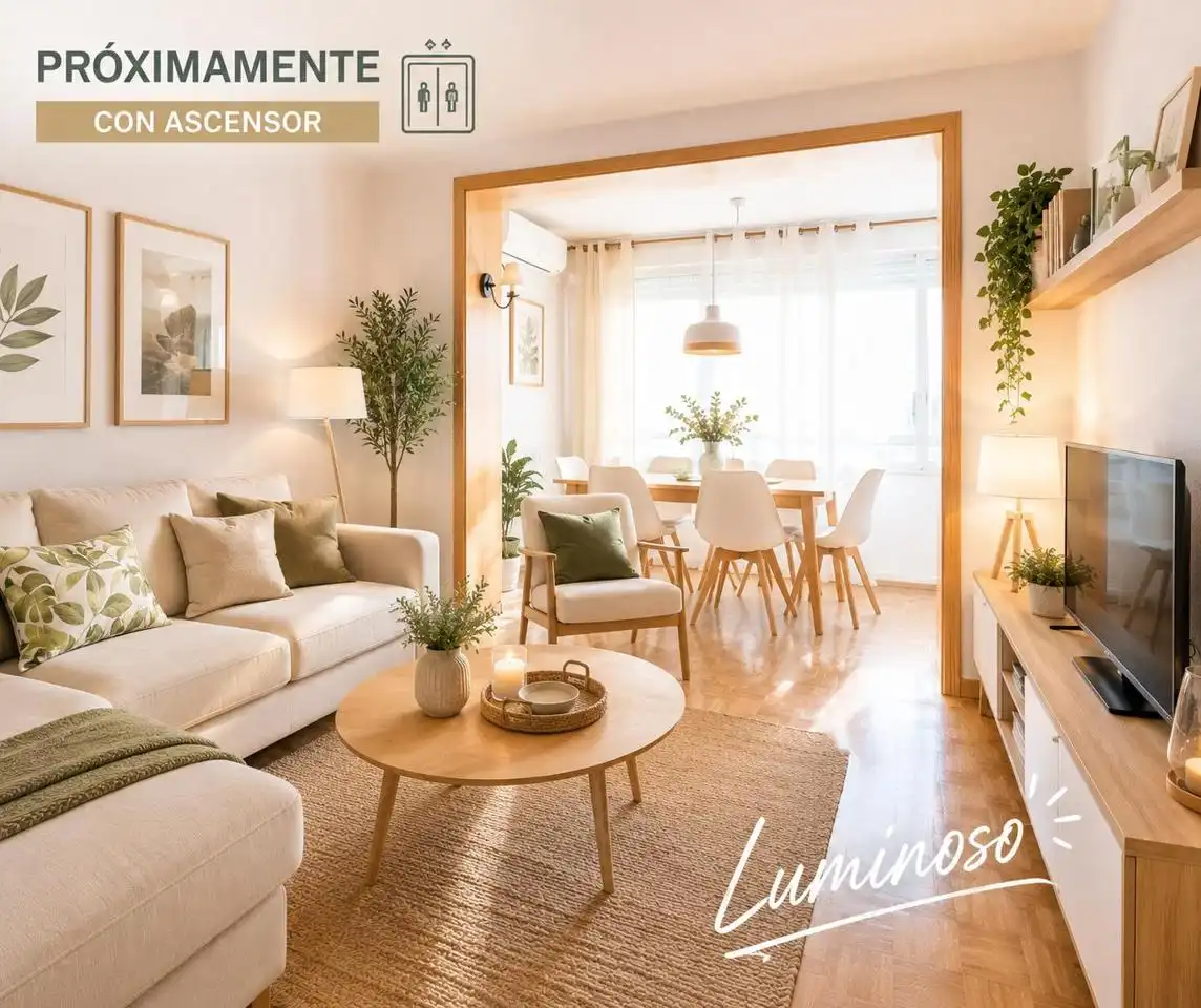Sala d'estar de Pis en venda en Madrid amb Aire condicionat i Terrassa