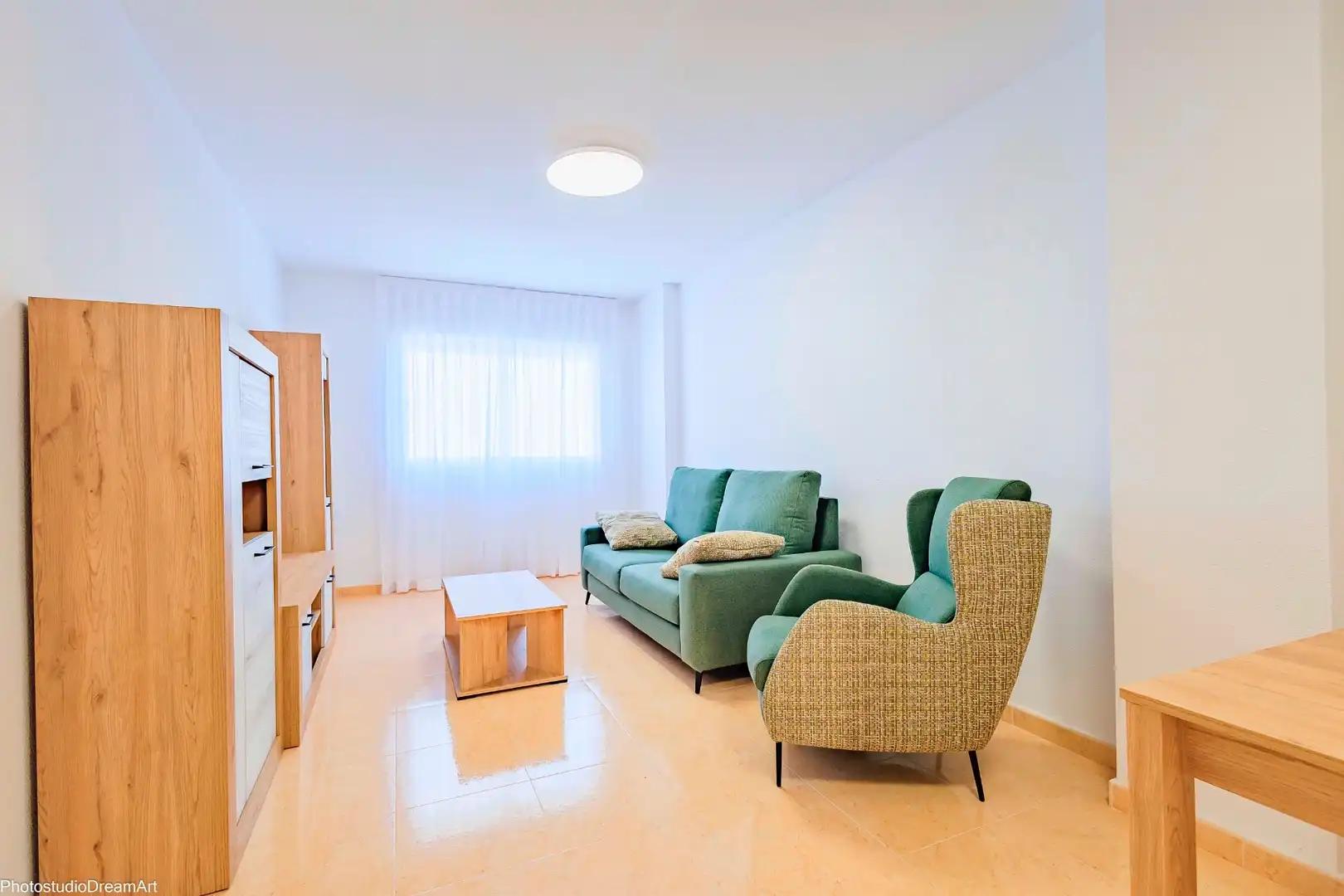 Living room of Flat for rent in Almoradí  with Terrace, Swimming Pool and Furnished