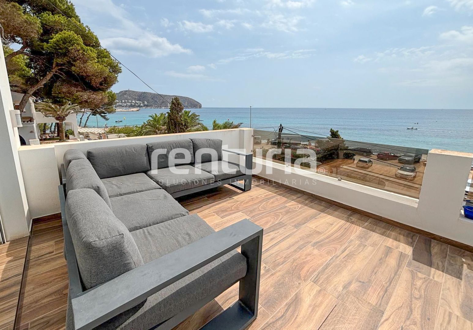 Terrassa de Àtic en venda en Moraira amb Aire condicionat, Calefacció i Jardí privat