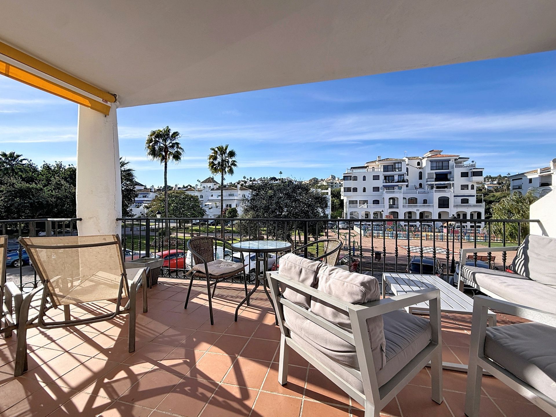 Terrace of Apartment for sale in Manilva  with Air Conditioner, Terrace and Swimming Pool