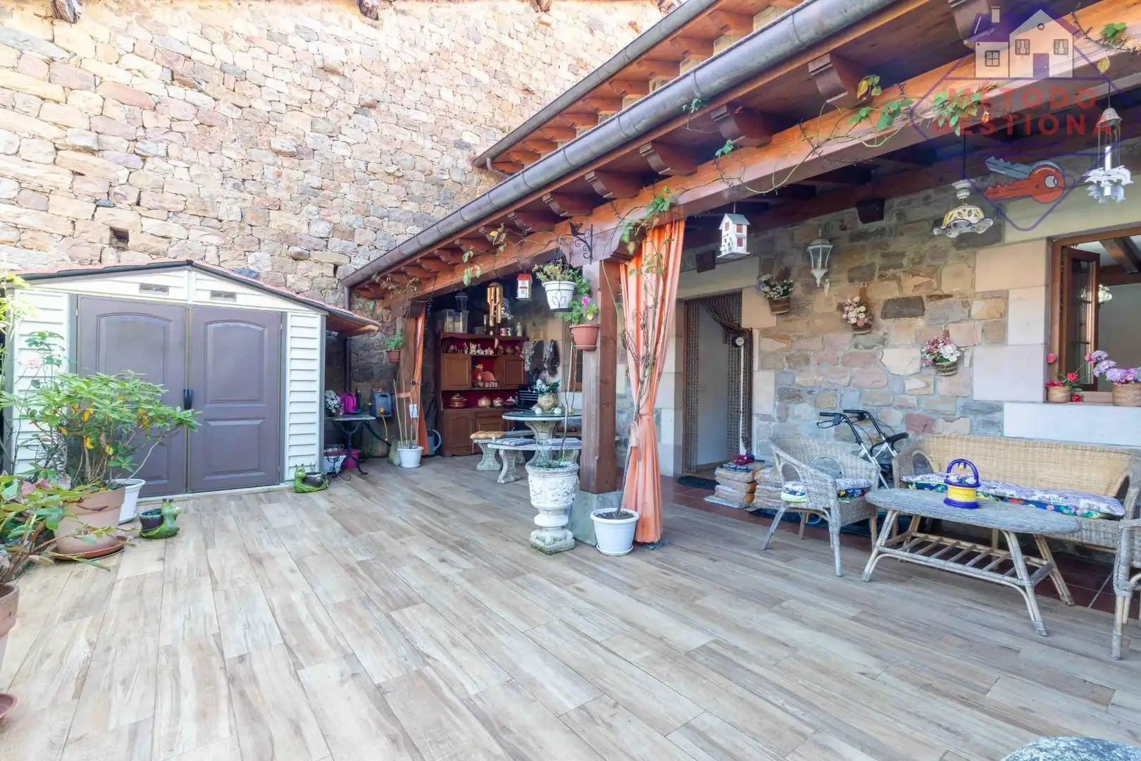 Terraza de Casa o chalet en venta en Cabuérniga con Calefacción, Terraza y Balcón