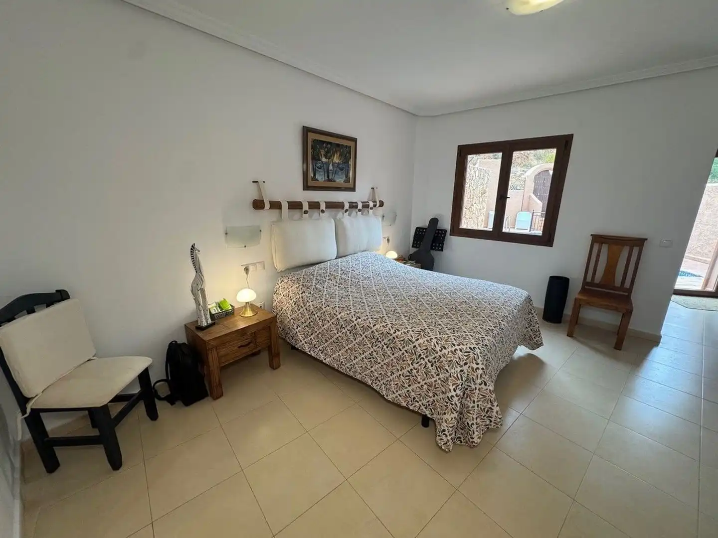 Schlafzimmer von Einfamilien-Reihenhaus zum Verkauf in Turre mit Klimaanlage, Heizung und Terrasse