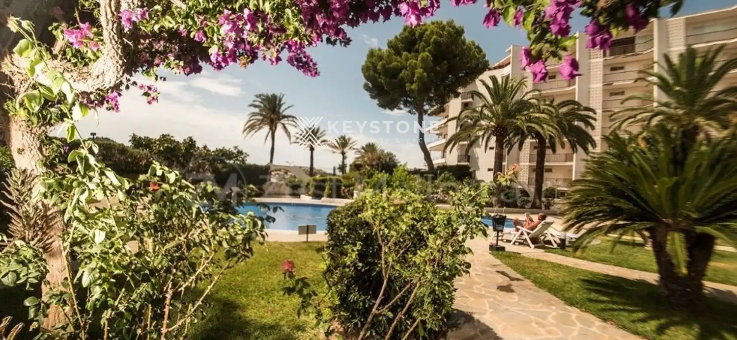 Exterior view of Flat for rent in Calvià  with Air Conditioner, Terrace and Swimming Pool