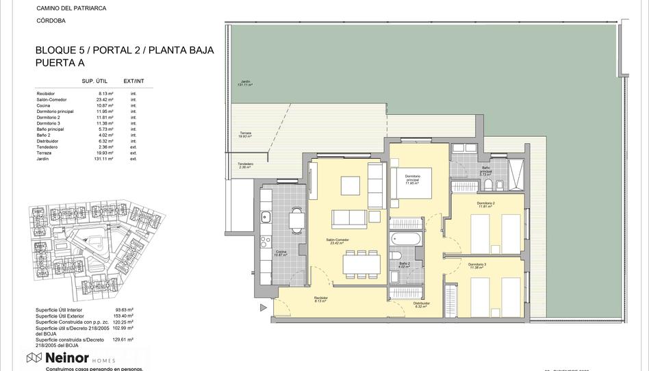 Photo 1 from new construction home in Flat for sale in   Calle el Manantial, Tablero Bajo - Arruzafilla, Córdoba