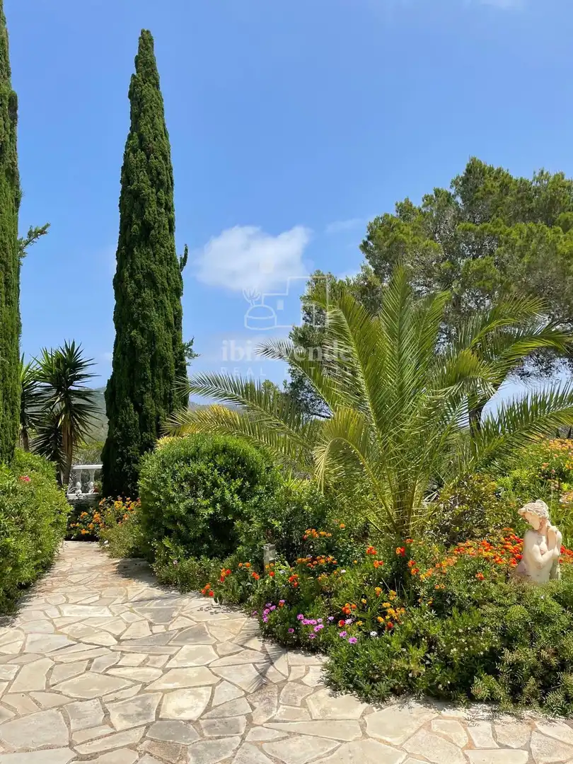 Jardín de Casa o chalet en venta en Santa Eulària des Riu con Aire acondicionado, Jardín privado y Terraza