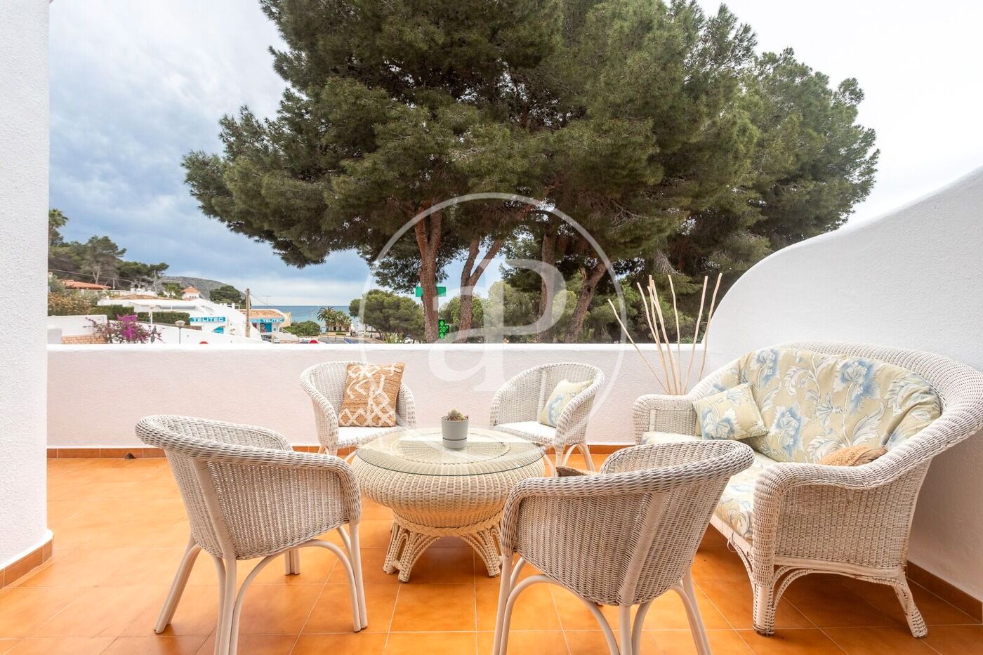 Terrace of Flat to rent in Moraira  with Air Conditioner, Heating and Private garden