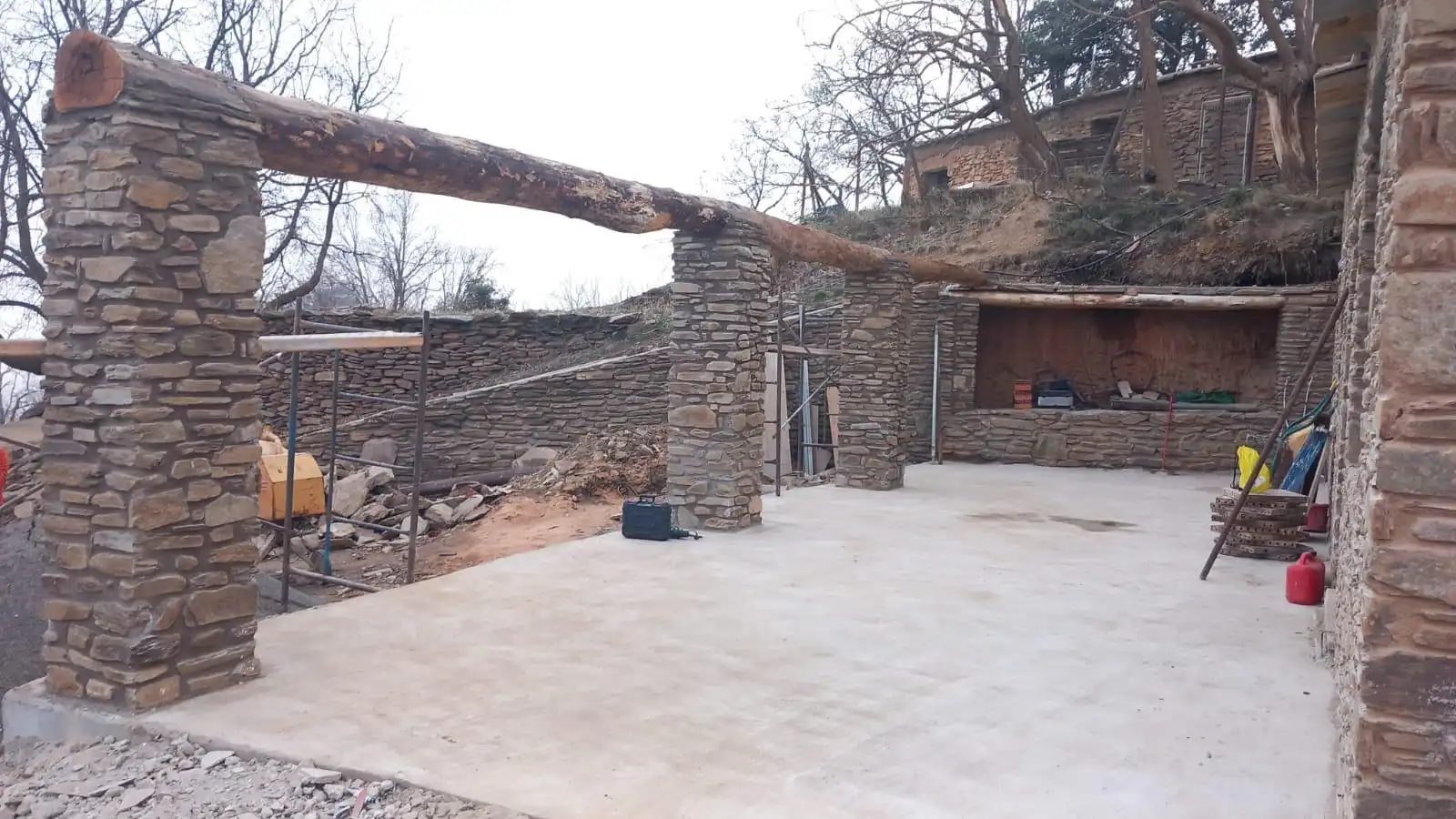Vista exterior de Finca rústica en venta en Cáñar con Jardín privado