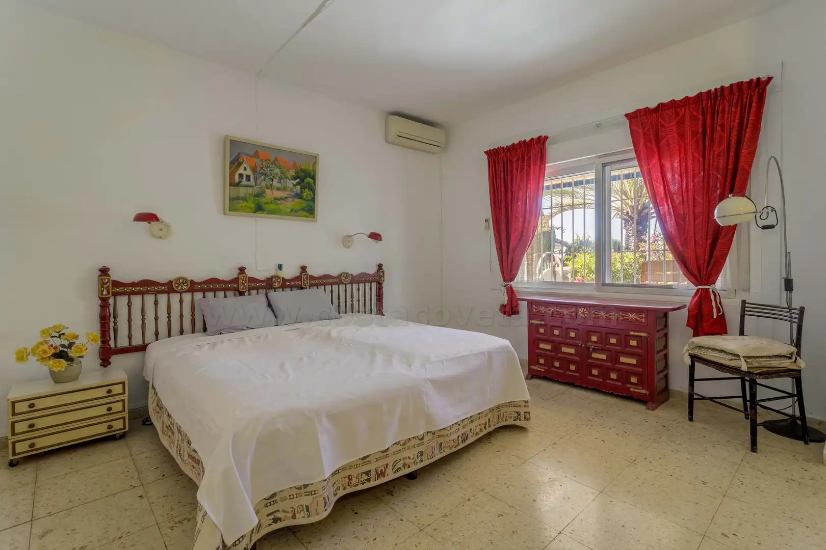 Schlafzimmer von Haus oder Chalet zum Verkauf in El Campello mit Klimaanlage, Privatgarten und Terrasse