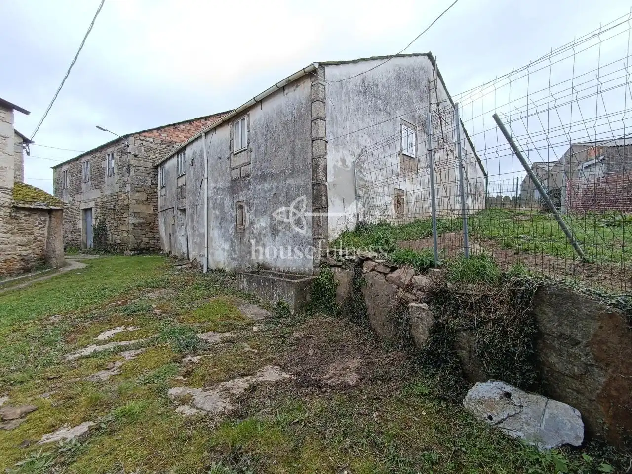 Vista exterior de Finca rústica en venta en Friol con Calefacción, Jardín privado y Terraza