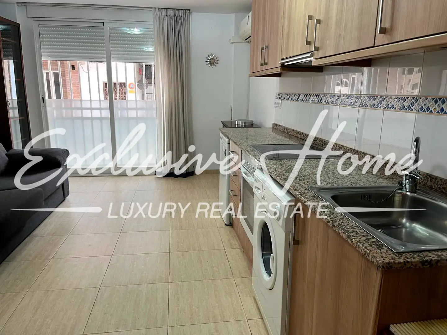 Kitchen of Flat for sale in Benicarló  with Air Conditioner, Furnished and Oven