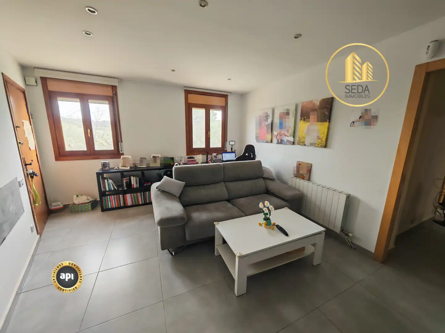 Sala de estar de Casa o chalet en venta en Llinars del Vallès con Calefacción y Terraza