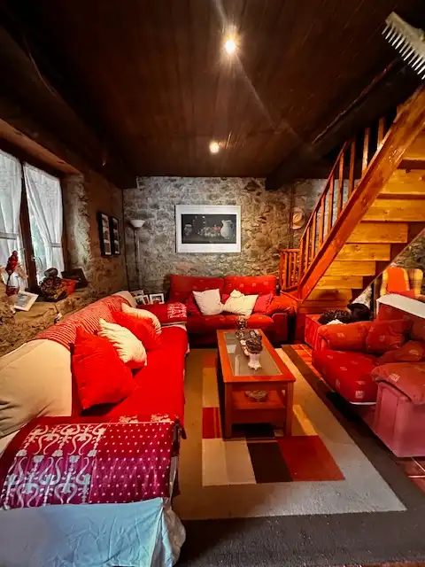 Sala de estar de Casa adosada en venta en Candamo con Calefacción, Jardín privado y Terraza
