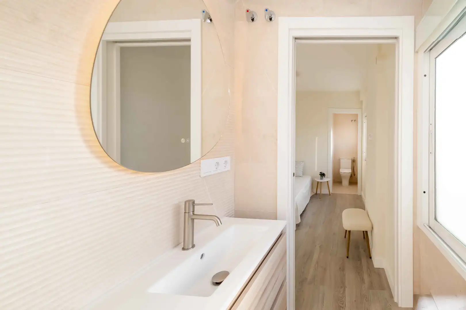 Badezimmer von Wohnung zum Verkauf in Málaga mit Klimaanlage, Heizung und Terrasse
