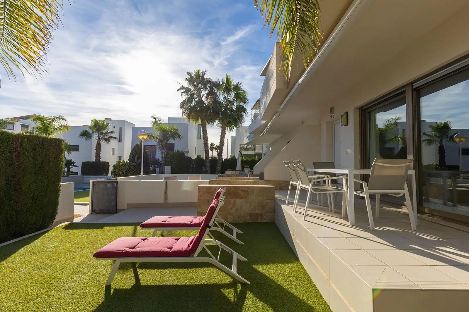 Terrace of Duplexes for sale in Rojales  with Air Conditioner, Heating and Private garden