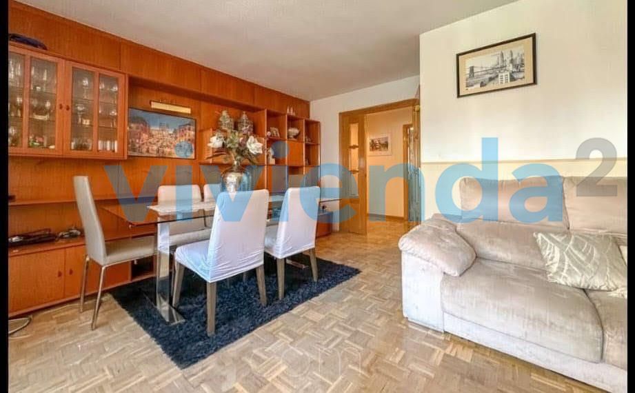 Living room of Flat for sale in  Madrid Capital  with Heating