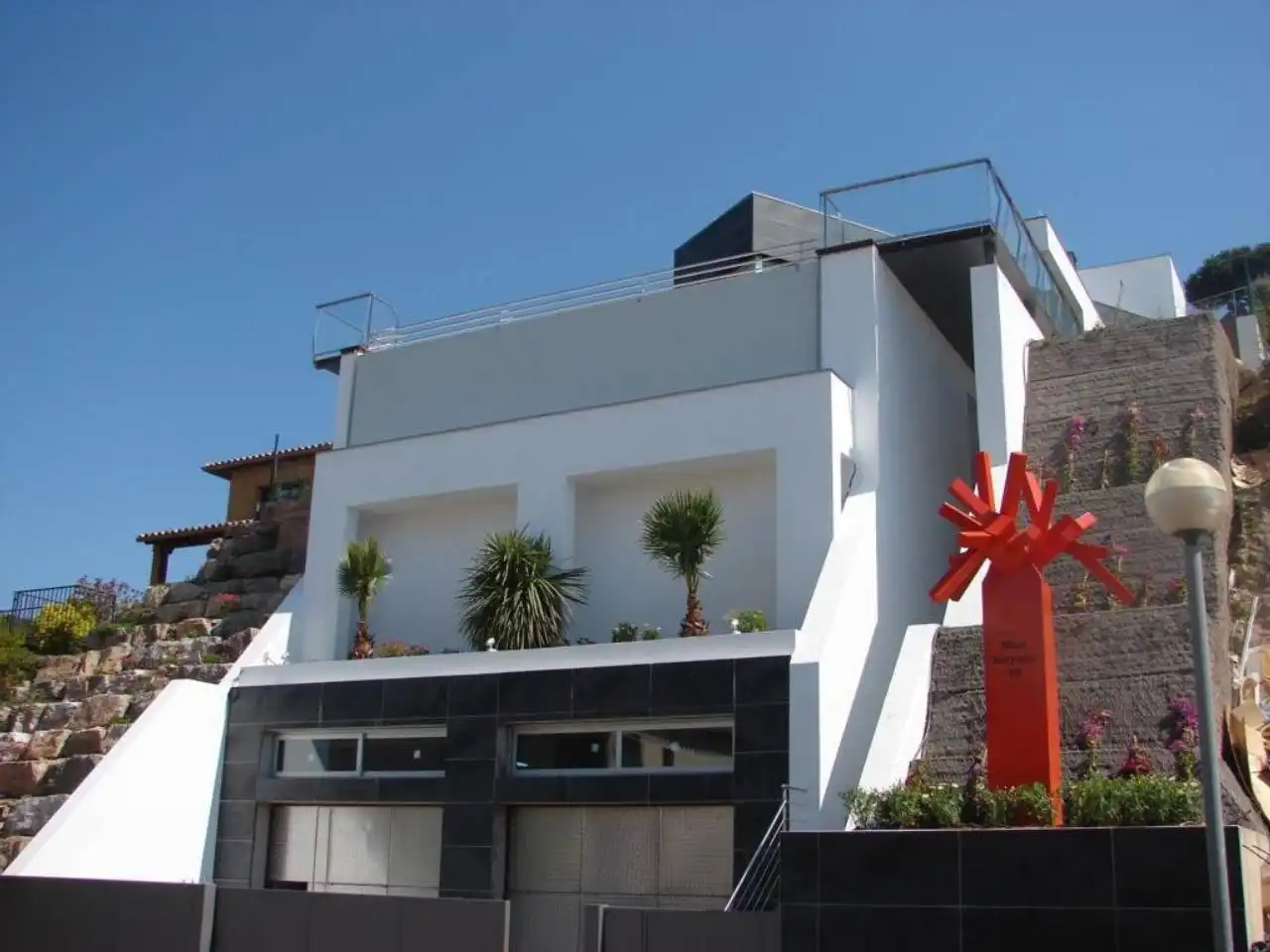 Exterior view of Houses for sale in Blanes  with Heating, Terrace and Furnished