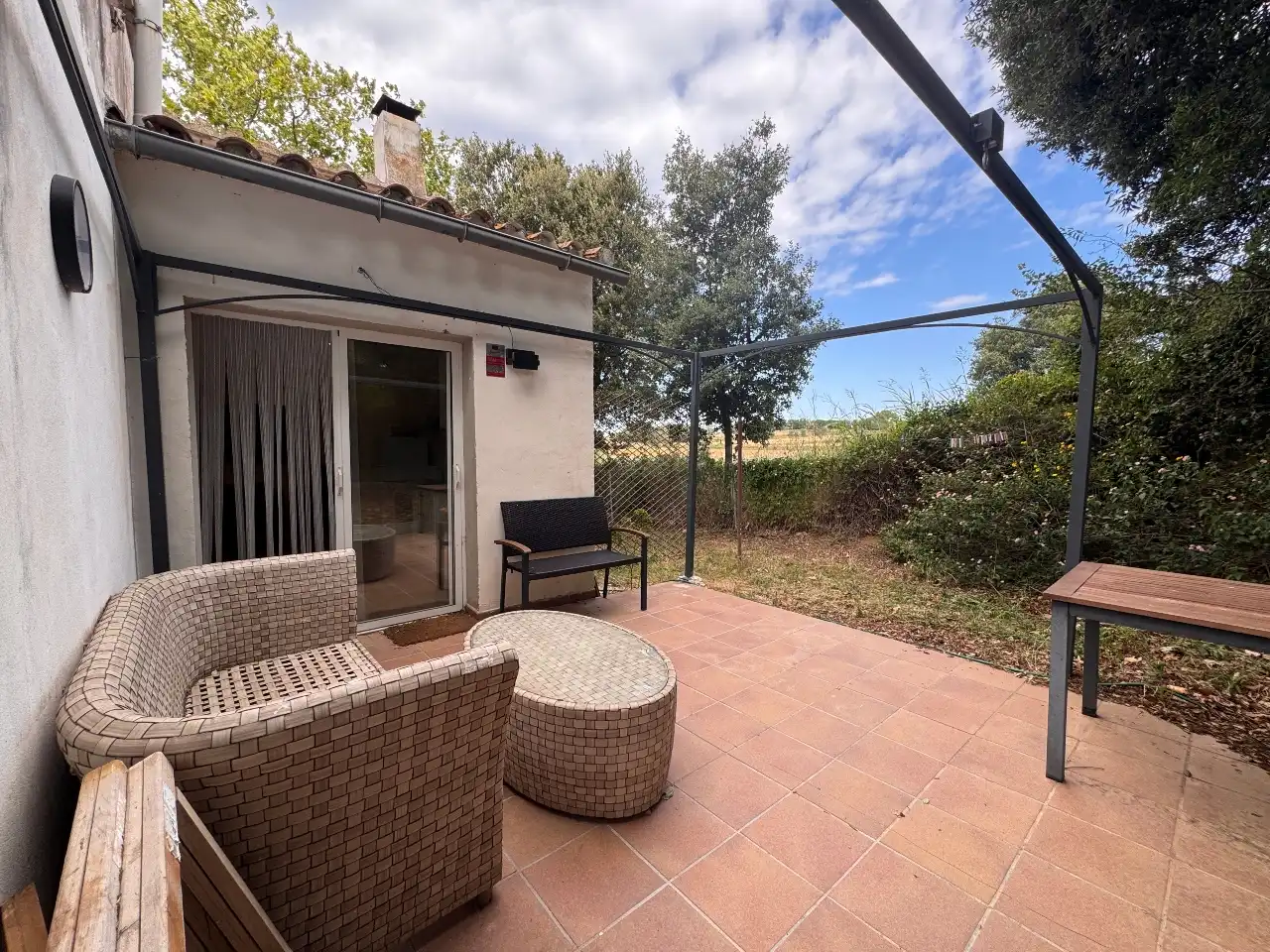 Terrassa de Casa o xalet en venda en Corçà amb Calefacció, Jardí privat i Forn