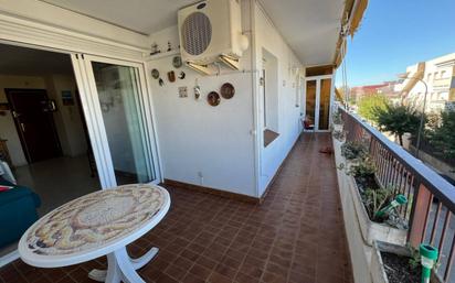 Balcony of Flat for sale in Cubelles  with Air Conditioner, Terrace and Furnished