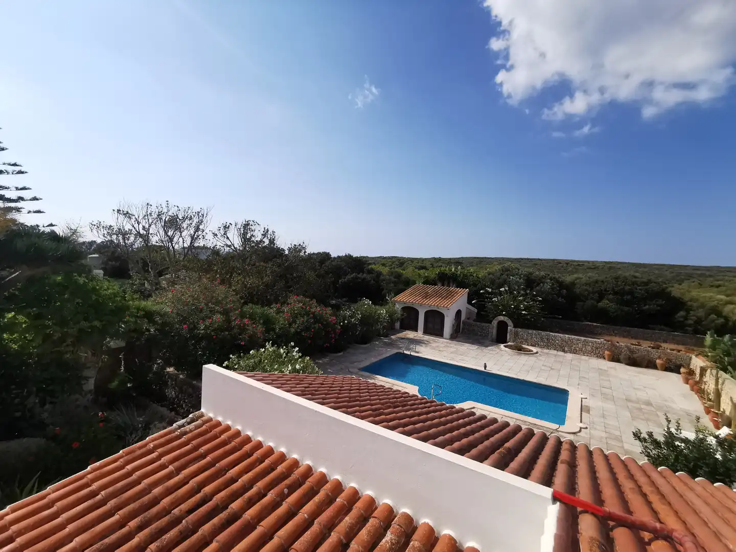 Piscina de Finca rústica en venda en Sant Lluís amb Aire condicionat, Calefacció i Jardí privat