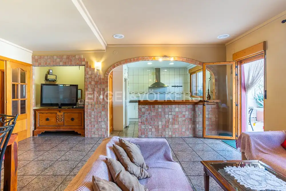Living room of Houses for sale in La Vall de Laguar  with Air Conditioner, Heating and Terrace