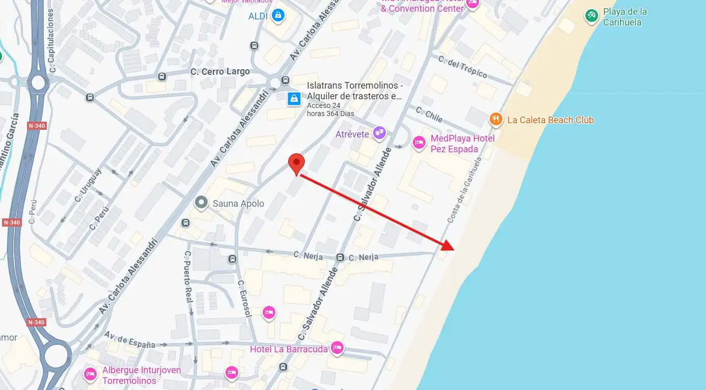 Vista exterior de Apartamento en venta en Torremolinos con Aire acondicionado, Terraza y Amueblado