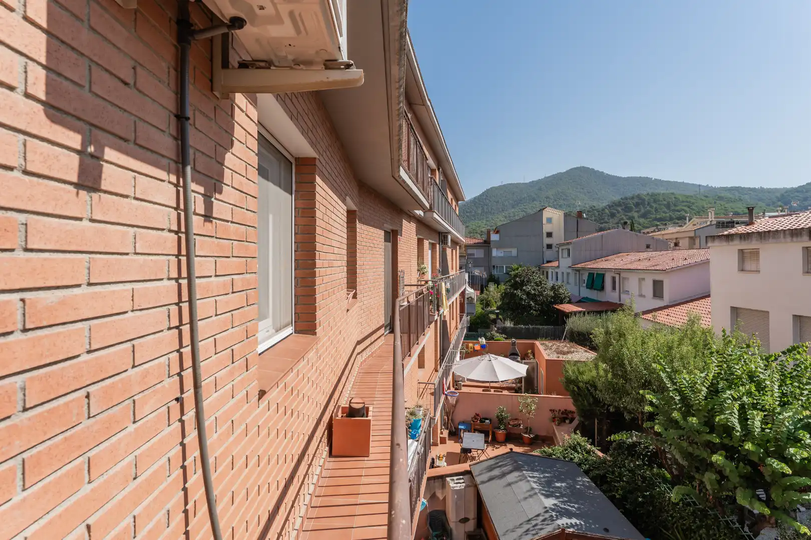 Vista exterior de Pis en venda en La Garriga amb Aire condicionat, Calefacció i Parquet
