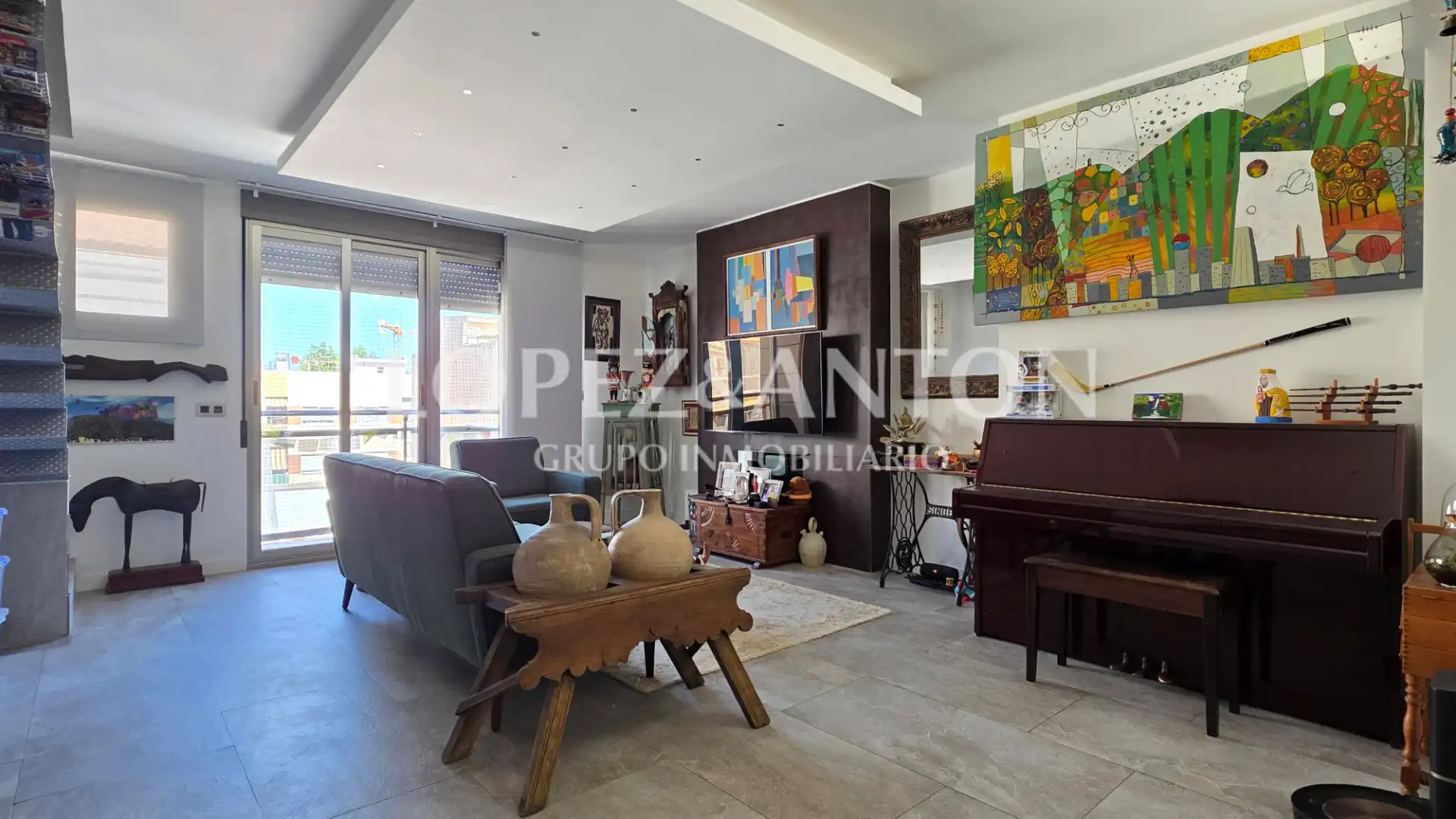 Sala de estar de Dúplex en venta en Pueblo