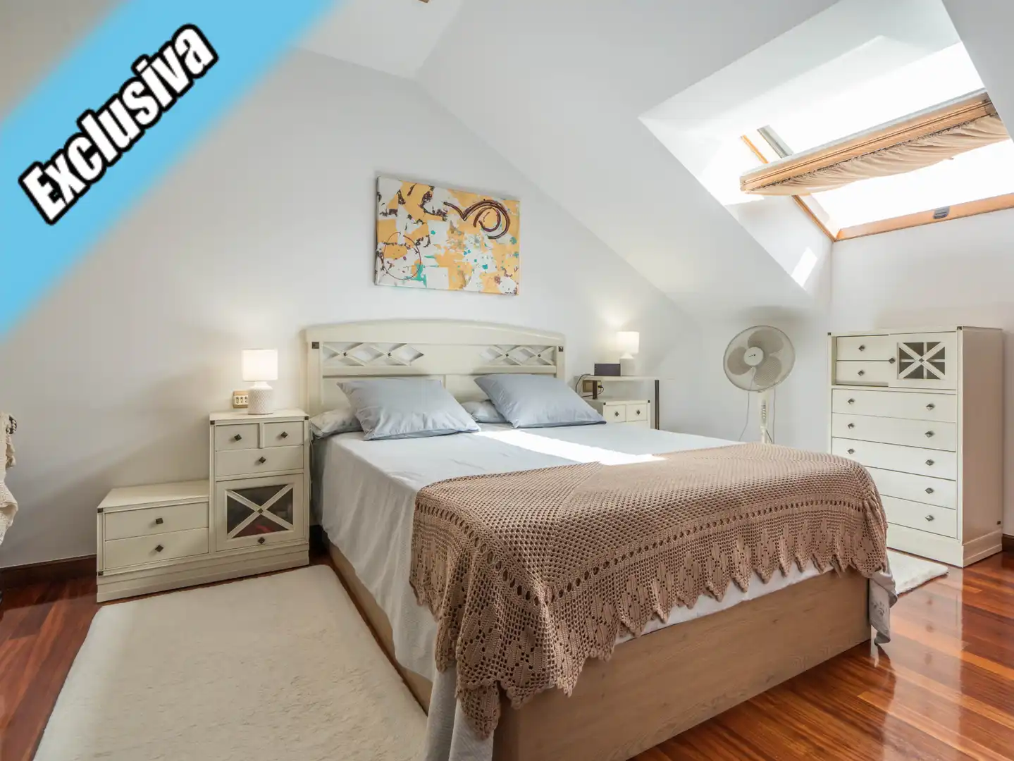 Schlafzimmer von Maisonette zum Verkauf in Laredo mit Heizung, Parkett und Balkon