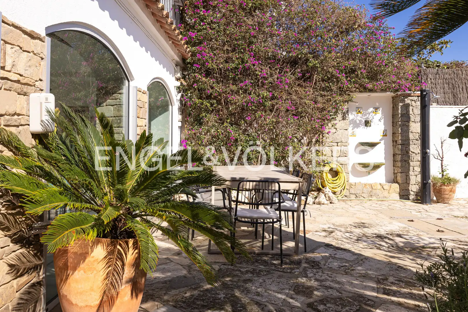 Terrace of Houses for rent in Caldes d'Estrac  with Air Conditioner, Heating and Private garden