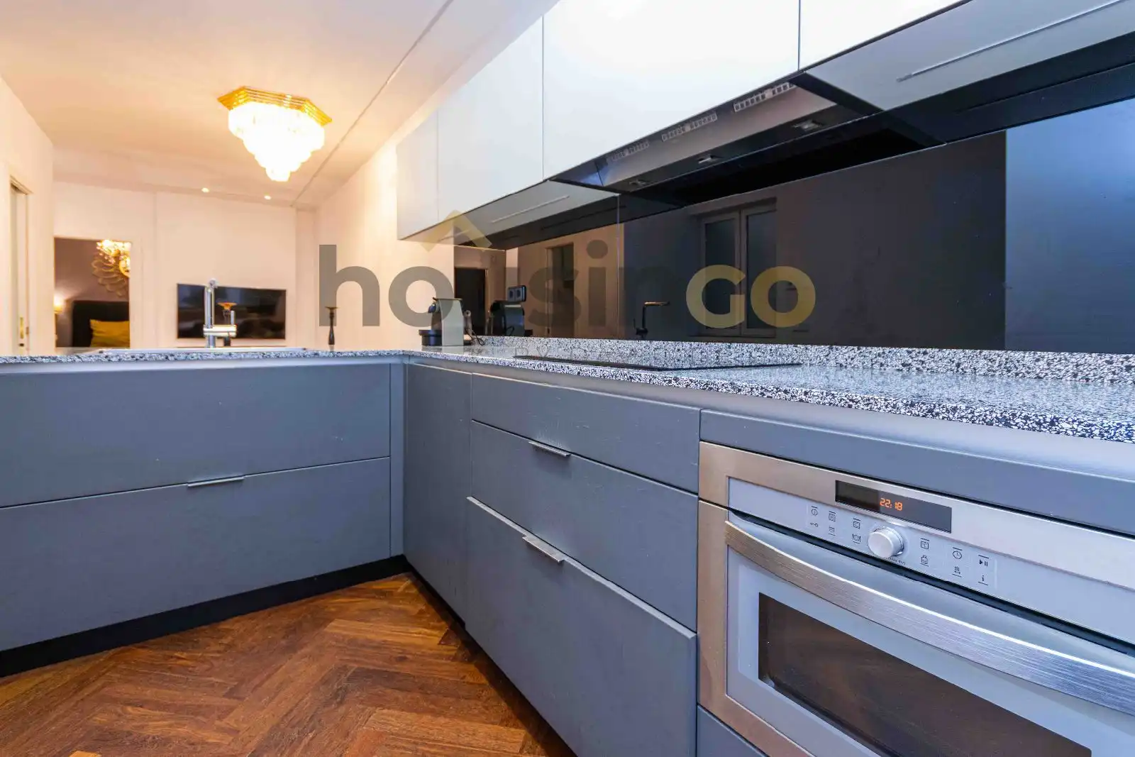 Kitchen of Flat for rent in Madrid  with Heating and Furnished
