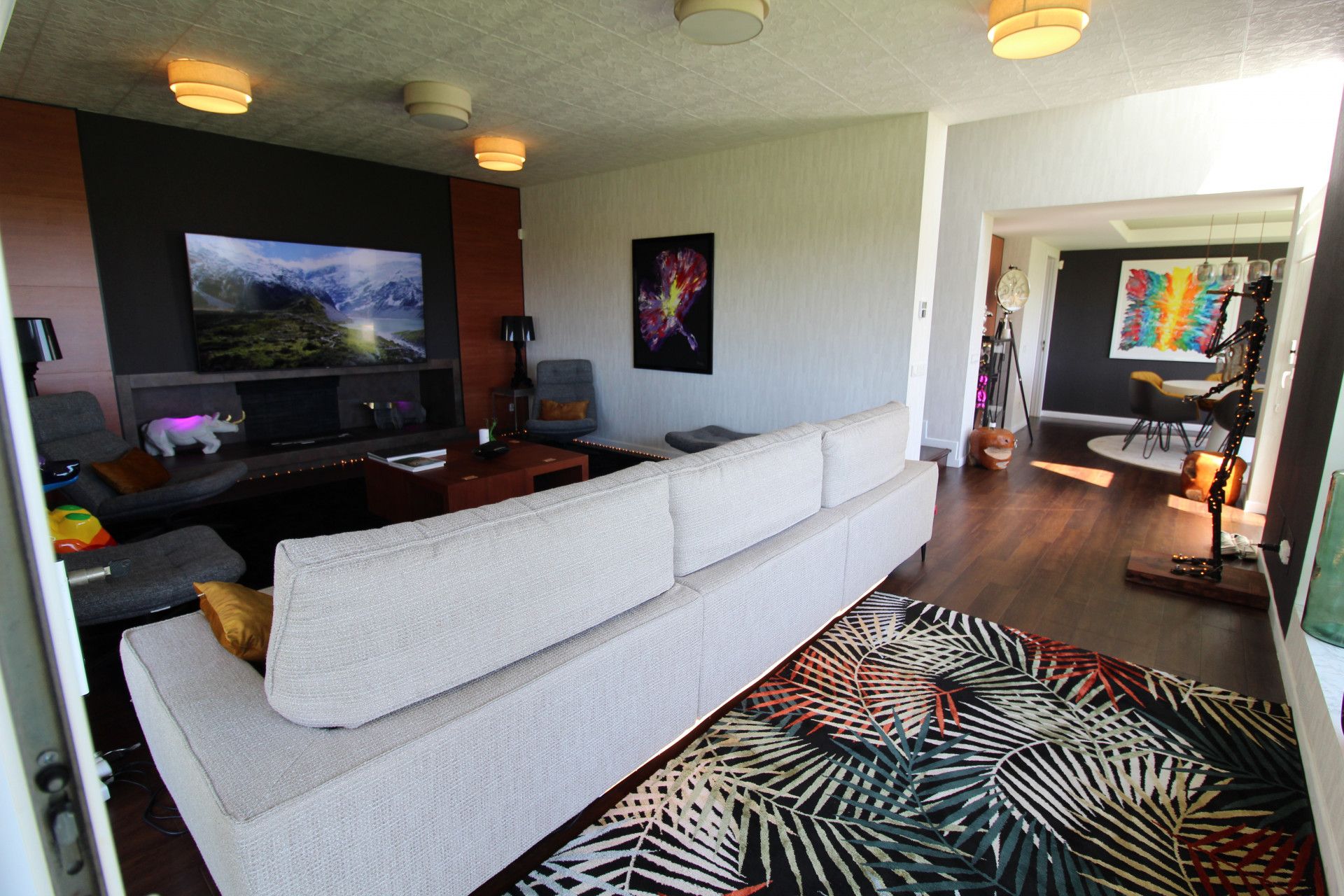 Living room of House or chalet for sale in Benahavís  with Air Conditioner, Private garden and Terrace