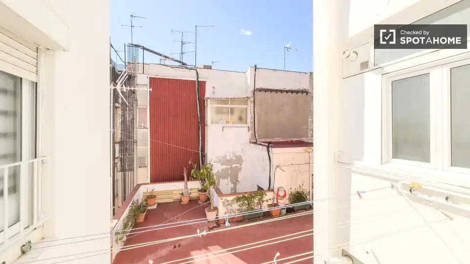 Terrassa de Pis de lloguer en Barcelona amb Aire condicionat, Calefacció i Moblat