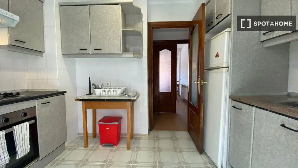 Kitchen of Flat for rent in Madrid  with Air Conditioner, Heating and Furnished