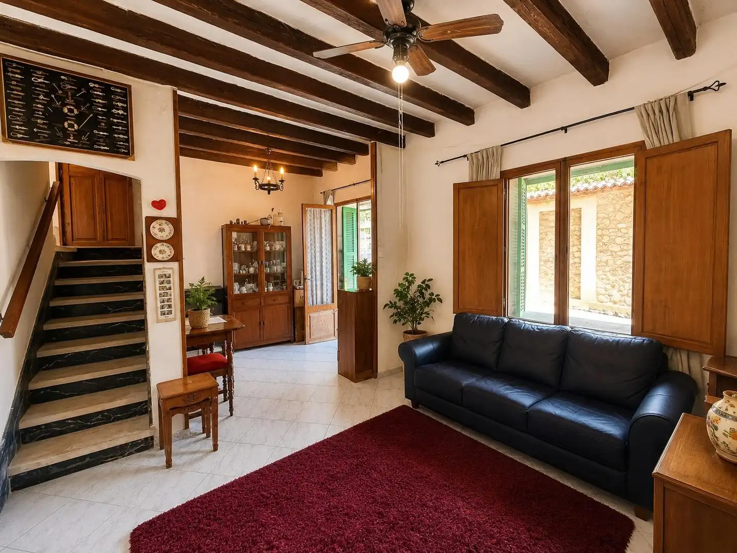 Sala de estar de Casa o chalet en venta en Mancor de la Vall con Terraza