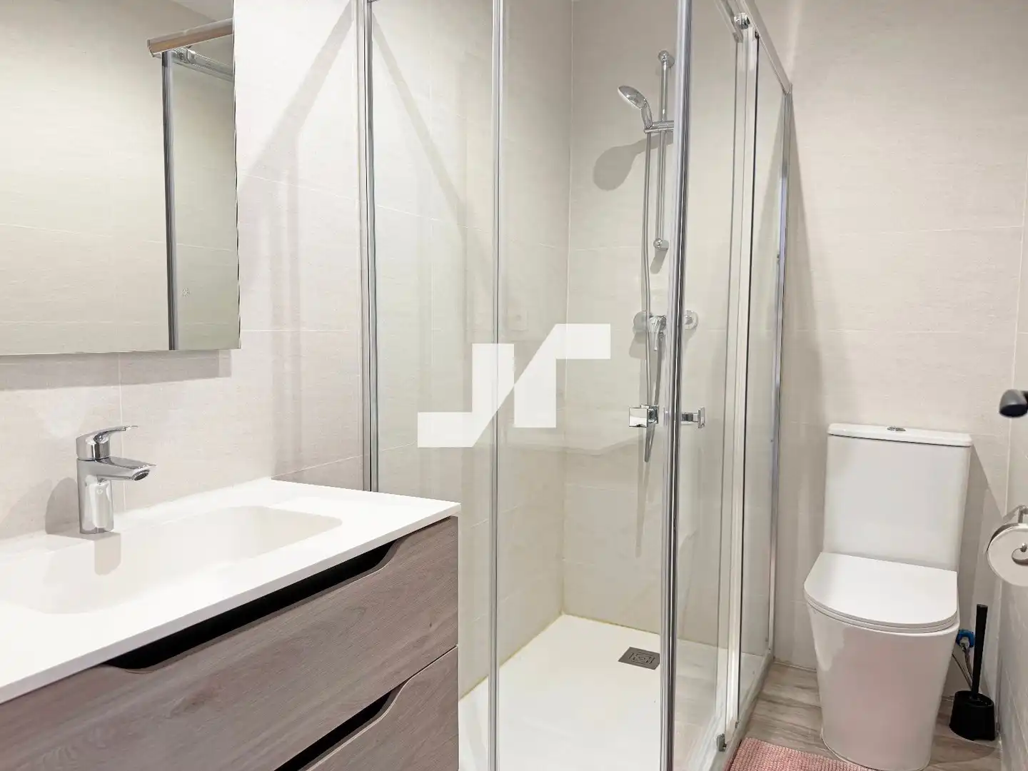 Bathroom of Flat for sale in Burriana / Borriana  with Air Conditioner, Heating and Terrace