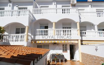 Exterior view of Single-family semi-detached for sale in Benalmádena  with Air Conditioner, Terrace and Storage room