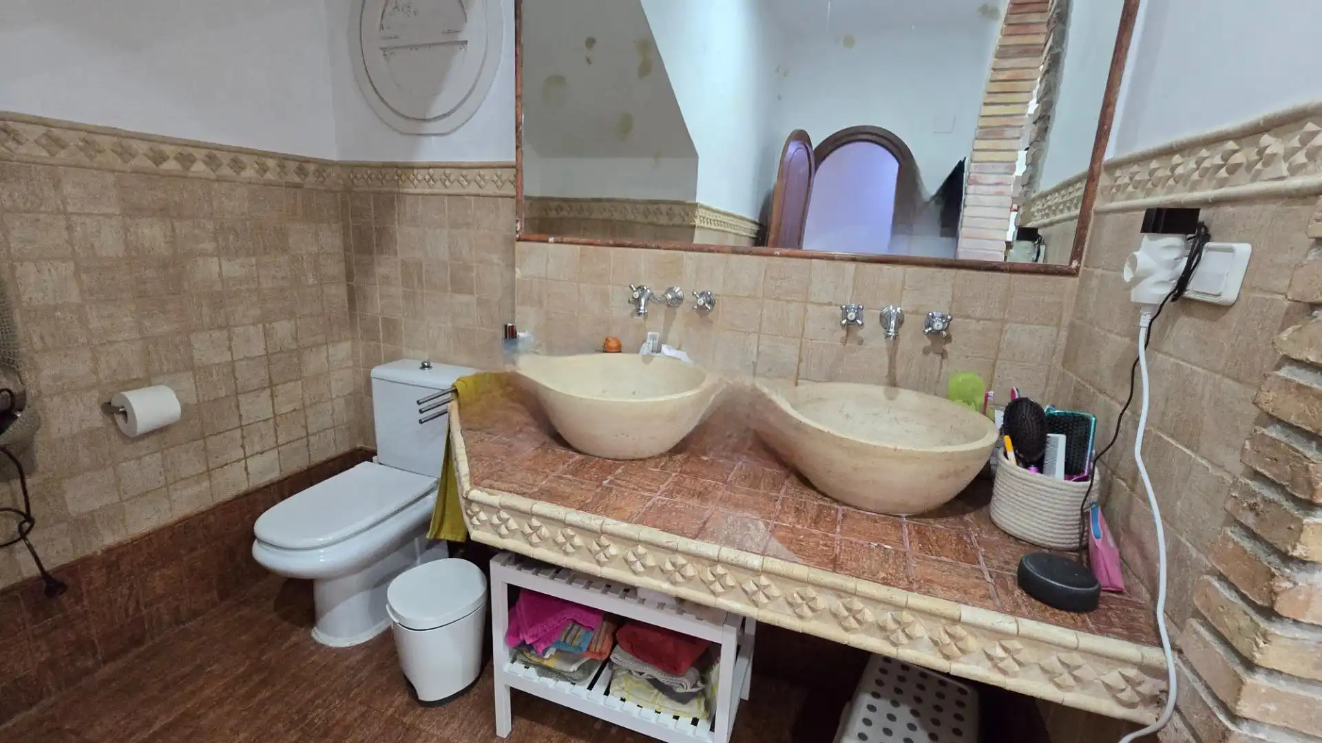 Bathroom of Houses for sale in Elche / Elx  with Air Conditioner, Private garden and Terrace