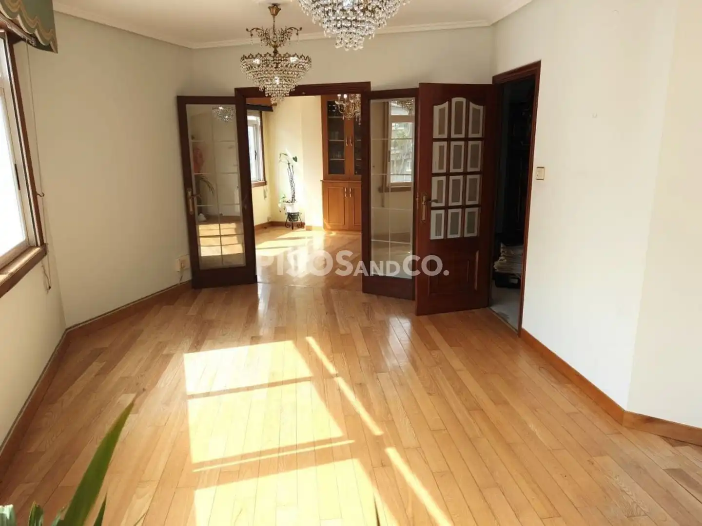 Sala de estar de Piso en venta en A Coruña Capital  con Calefacción