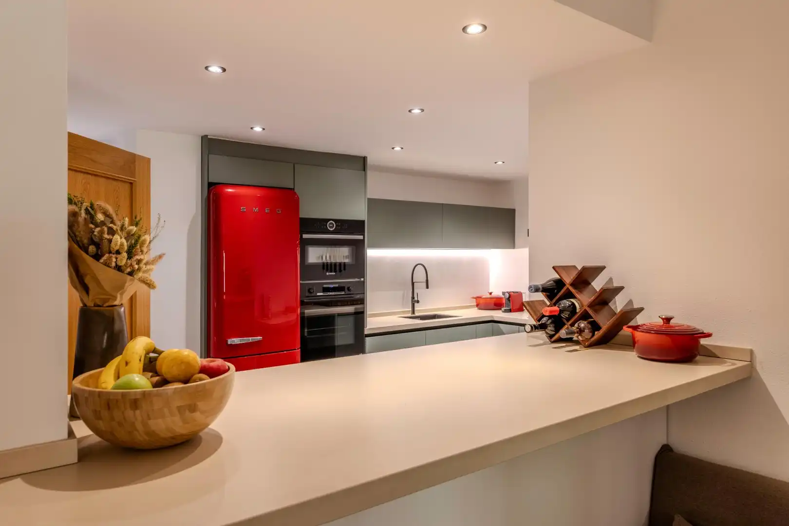 Cocina de Planta baja de alquiler en Ordino con Calefacción, Terraza y Trastero