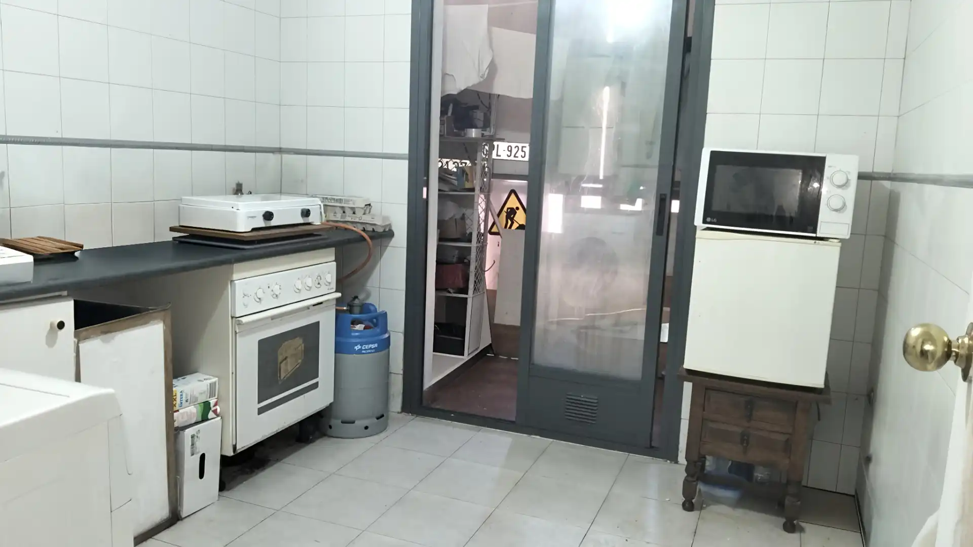 Kitchen of Flat for sale in Madrid  with Heating, Terrace and Furnished