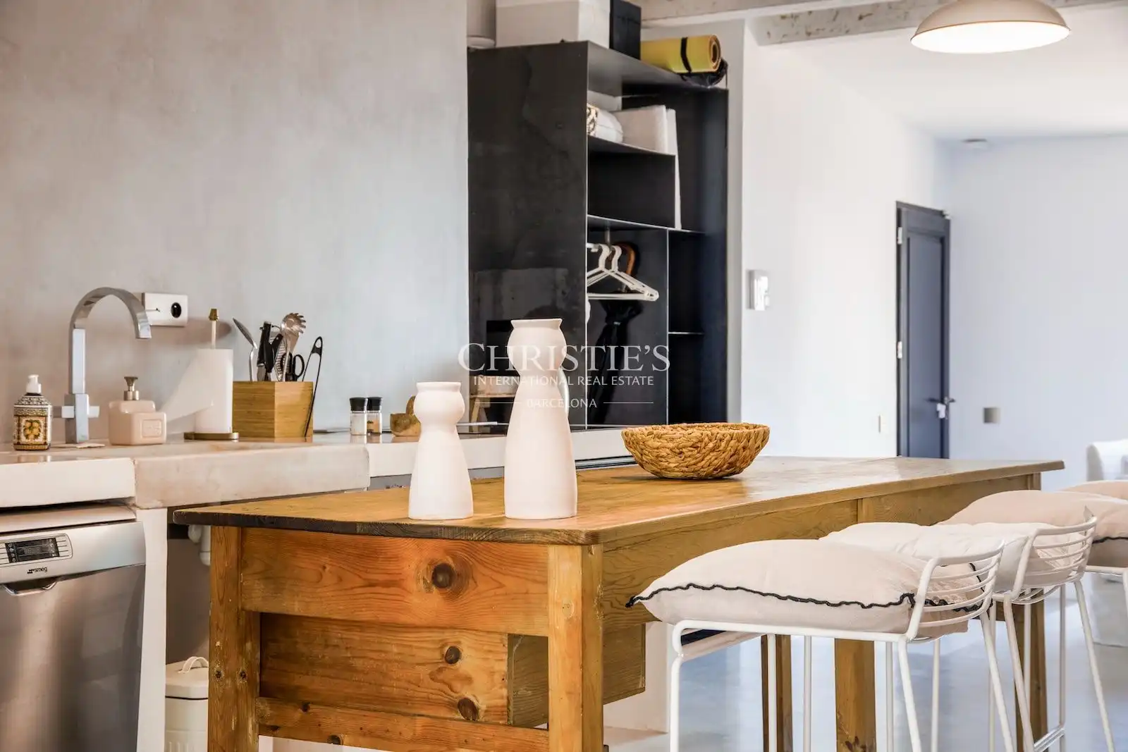 Cocina de Piso en venta en Barcelona con Terraza