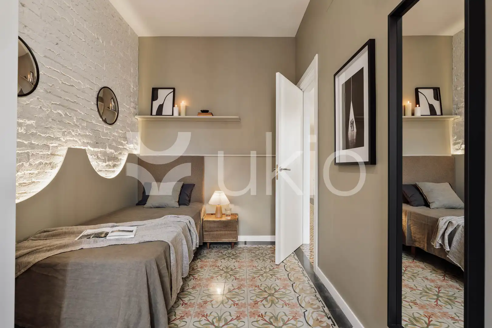Bedroom of Apartments for rent in Barcelona  with Air Conditioner, Heating and Furnished