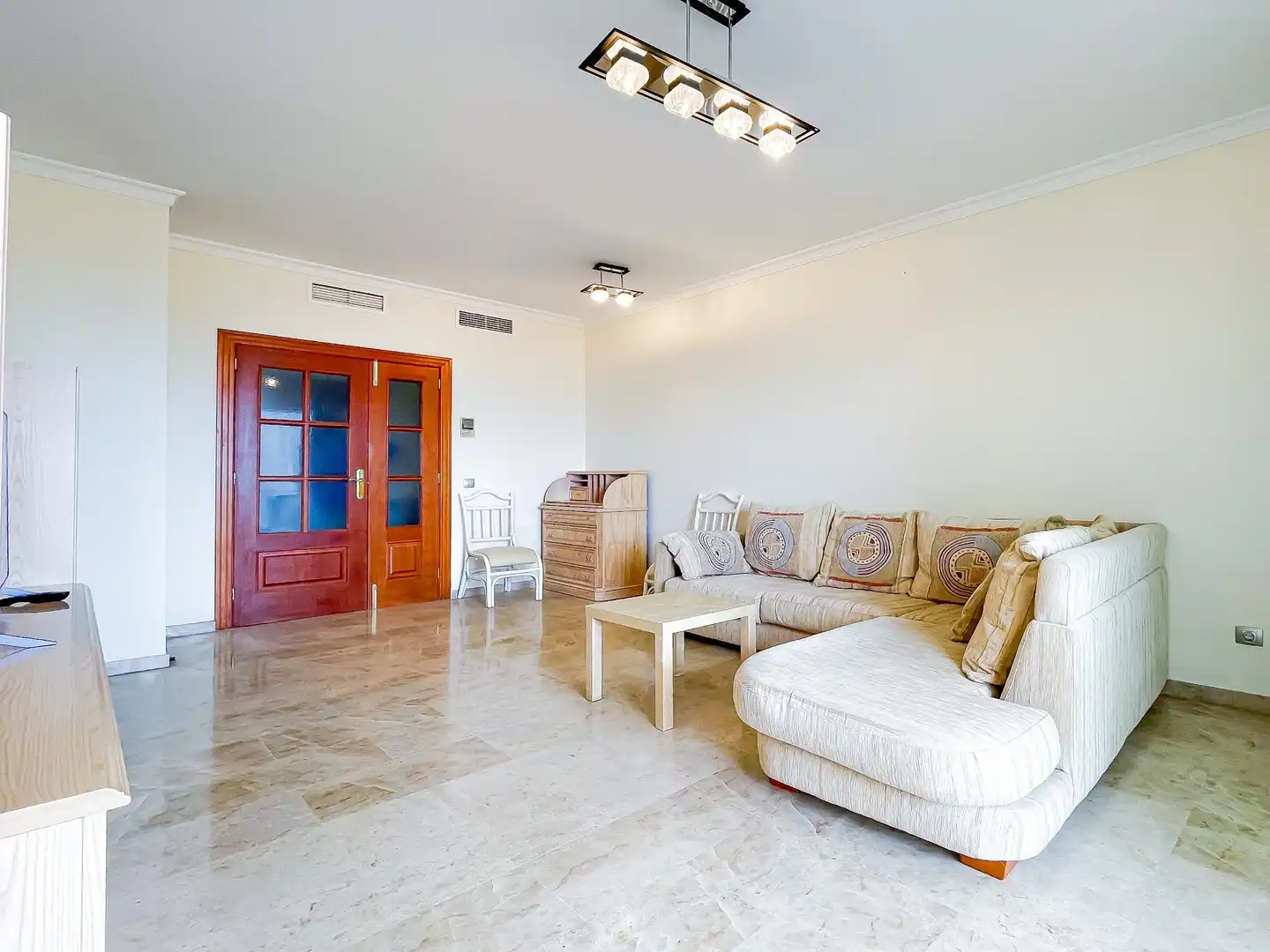 Sala de estar de Apartamento en venta en Santiago del Teide con Jardín privado, Terraza y Trastero