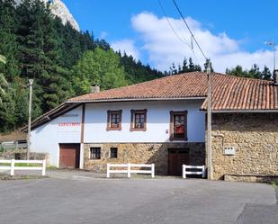 Vista exterior de Casa o xalet en venda en Mañaria amb Jardí privat, Traster i Moblat