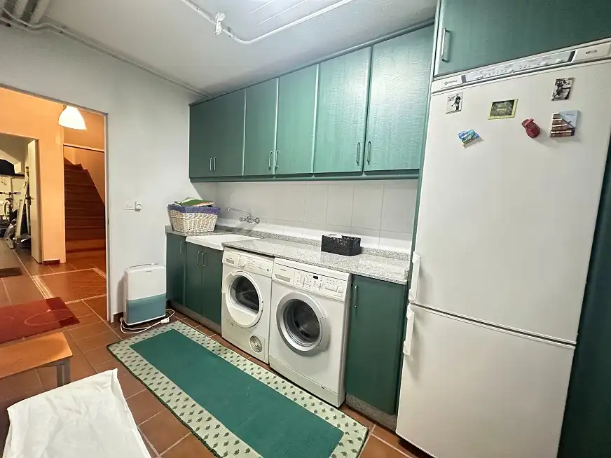 Cocina de Casa o chalet en venta en Santiago de Compostela  con Calefacción, Jardín privado y Parquet