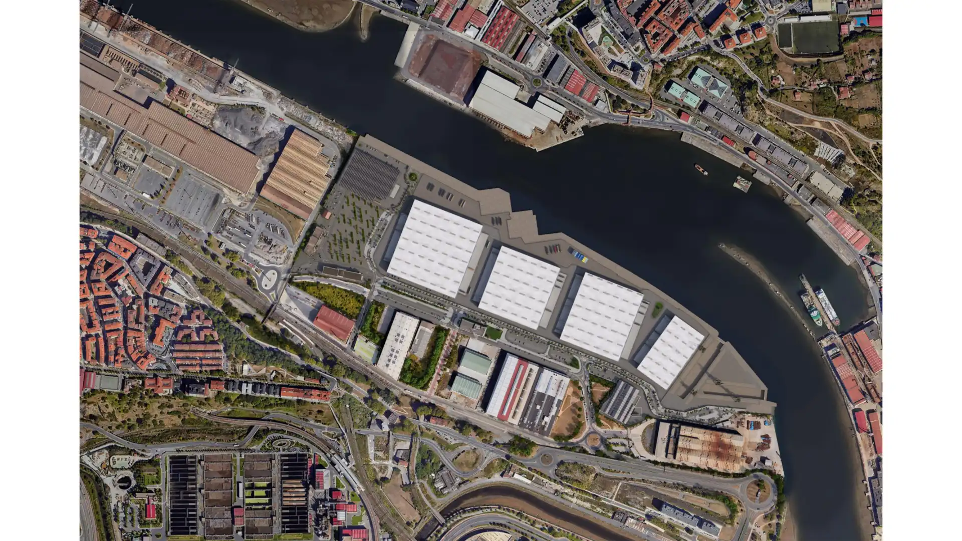 Nau industrial de lloguer en Sestao  amb Calefacció i Alarma