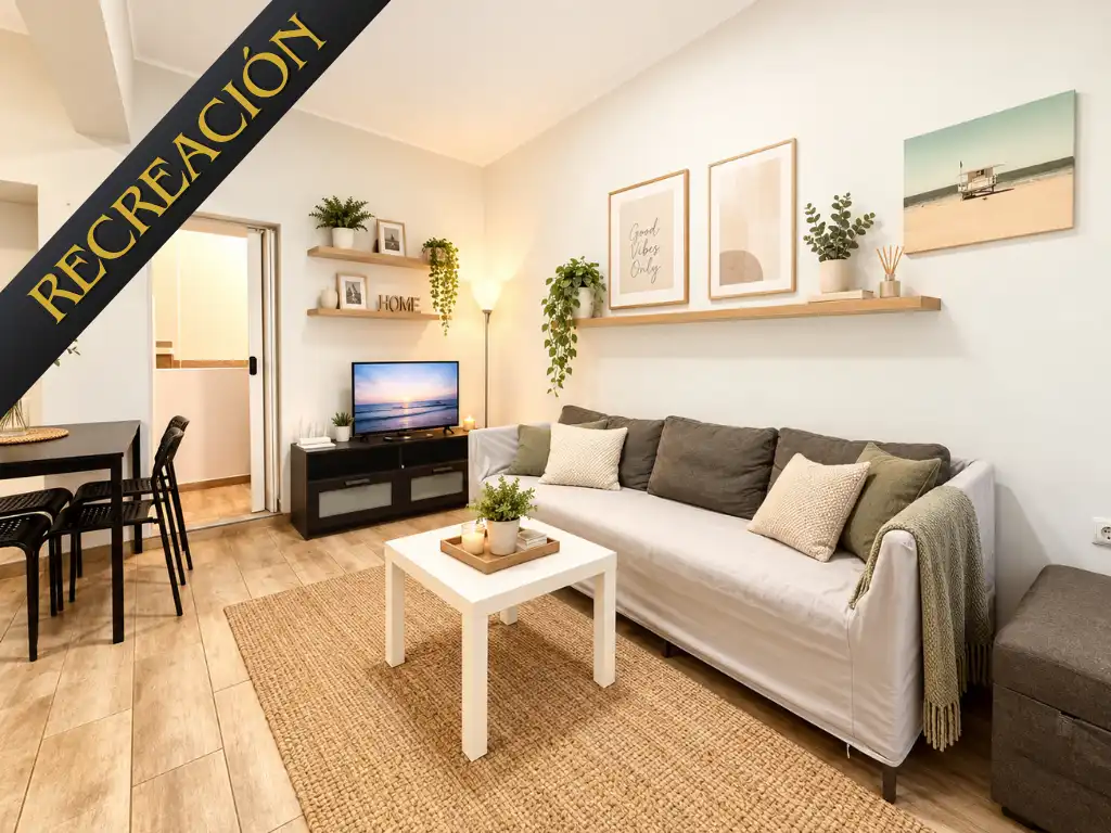 Sala de estar de Piso en venta en Las Palmas de Gran Canaria con Amueblado, Horno y Lavadora