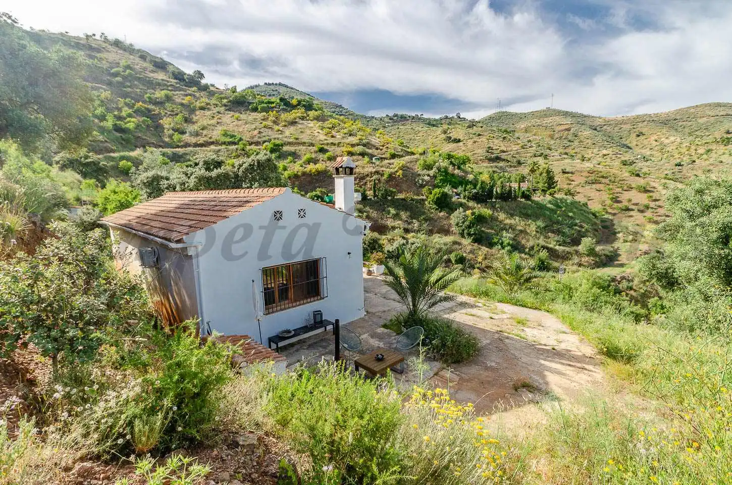 Vista exterior de Finca rústica en venta en Málaga con Aire acondicionado, Jardín privado y Terraza